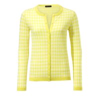Cashmere cardigan, yellow