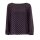 Print blouse, navy-bordeaux