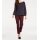 Print blouse, navy-bordeaux