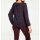 Print blouse, navy-bordeaux