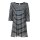 Sequin dress, blue - ecru