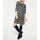 Sequin dress, blue - ecru