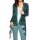 Print cardigan, green-multicolour