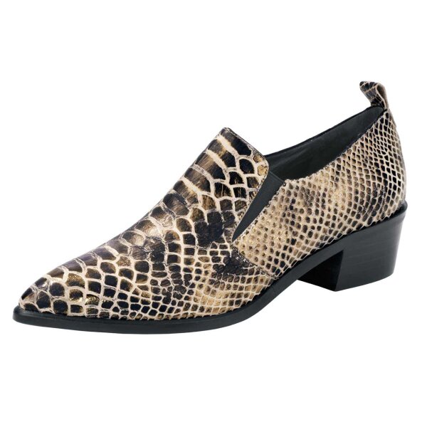 Slipper, beige-gold coloured