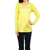 Patch-Blusenshirt, lemon