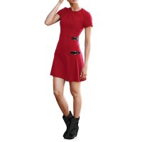 Sheath dress, red