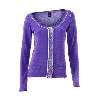 Strickjacke, lila