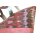 Wedge sandal, coral