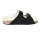 Pantolette m. Webpelz, schwarz