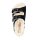 Pantolette m. Webpelz, schwarz