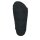 Pantolette m. Webpelz, schwarz