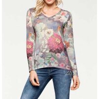 Druckpullover, bunt