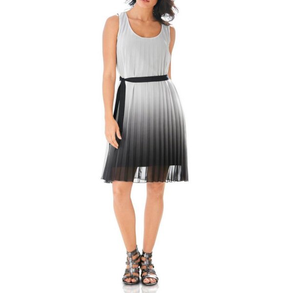 Chiffon dress, grey
