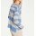 Pullover, blau-ecru