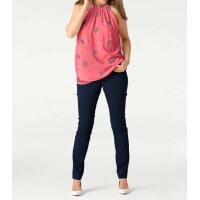 Sequin top, coral