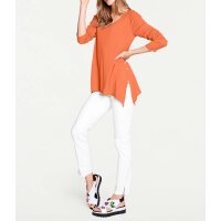 Fine knit sweater, orange