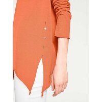 Fine knit sweater, orange