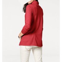 Designer-Rollkragenpullover, rot