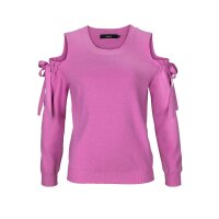Marken-Pullover m. Cut-Outs, pink