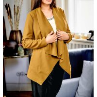 Fleece jacket, yellow