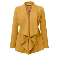Fleece jacket, yellow