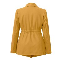 Fleece jacket, yellow