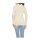 Turtleneck sweatshirt with strass, ecru