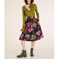 Pullover m. Schluppe, oliv