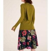 Pullover m. Schluppe, oliv