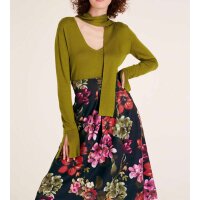 Pullover m. Schluppe, oliv