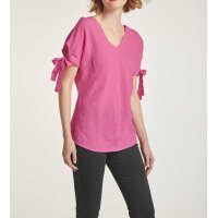 Leinenbluse, himbeere