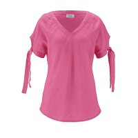 Leinenbluse, himbeere