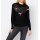 Designer-Pullover m.Pailletten, schwarz