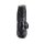 Lederstiefelette, schwarz