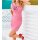 Kleid m. Zierelement, rose