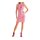 Kleid m. Zierelement, rose