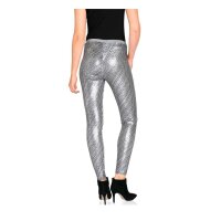 Pailletten-Leggings, silbergrau