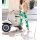 Druck-Stretchhose m.edlen Zier-Perlen, grün-ecru