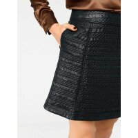 Designer-Minirock, schwarz