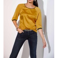 Blusenshirt, goldgelb