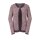 Strickjacke m. Fransen, beere-gemustert