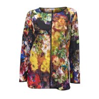 Druckbluse, bunt