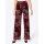 Druckhose, rot-bedruckt