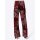 Druckhose, rot-bedruckt