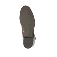 Marken-Lederstiefel, cognac
