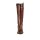 Marken-Lederstiefel, cognac