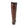 Marken-Lederstiefel, cognac