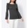 Sweater with new wool and silk, grey