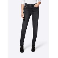 Jeans m. Ziernieten, anthrazit
