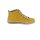 Marken-Leder-High-Top-Sneaker, gelb